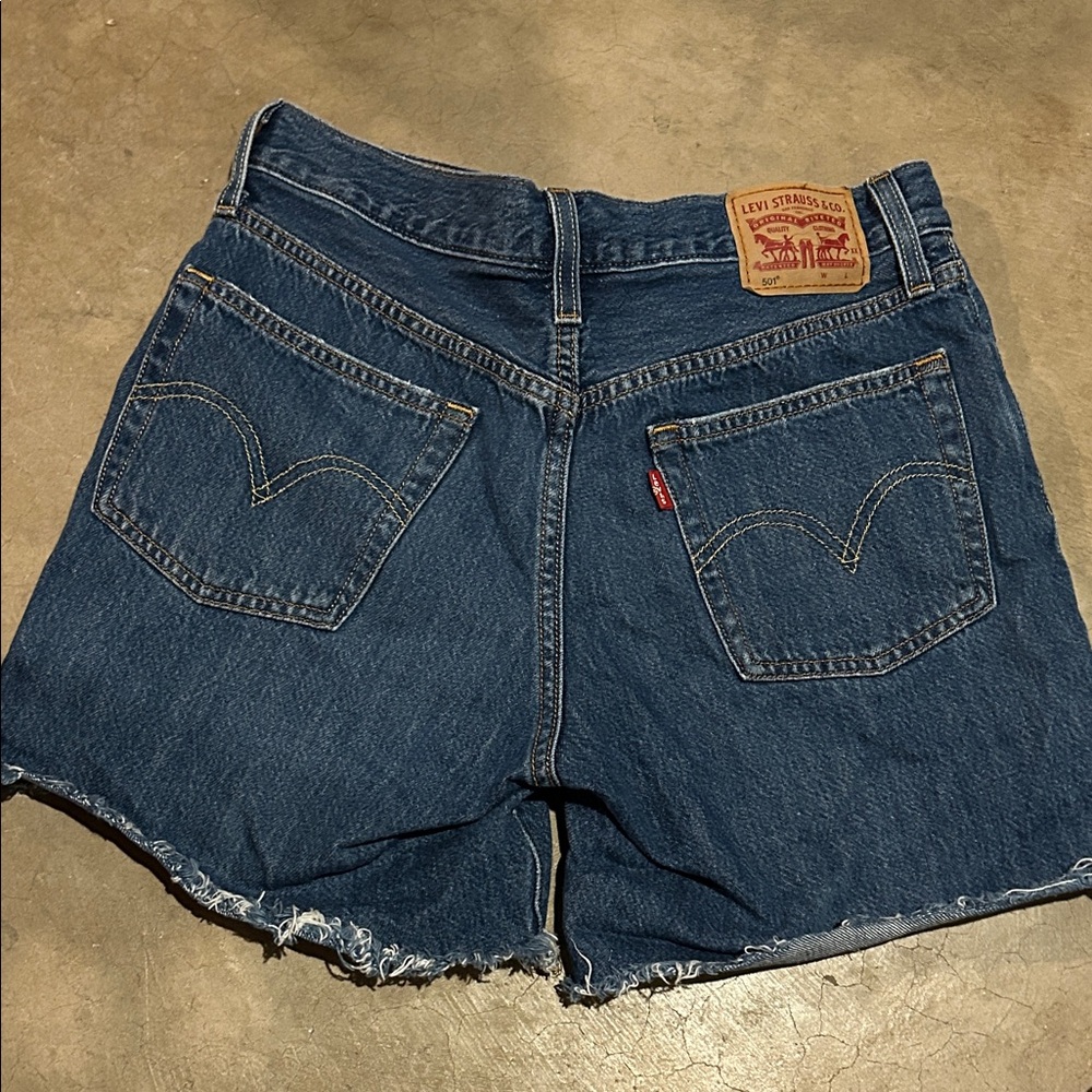 Levi's Classic Blue Denim Shorts